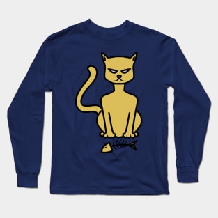 Golden Innocent Cat Long Sleeve T-Shirt